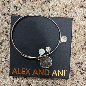 Initial “C” silver alex and ani bracelet